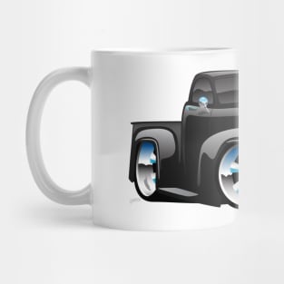 Classic Street Rod Pickup Truck Cartoon Mug